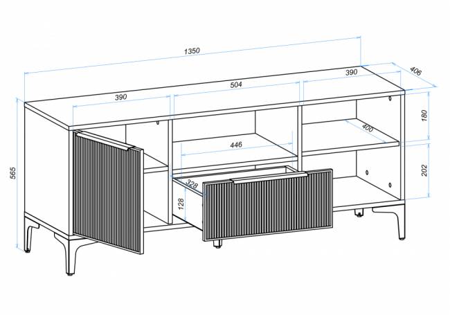 ТВ-тумба Иадама кашемир