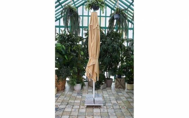 Зонт "MISTRAL 300", квадратный, бежевый