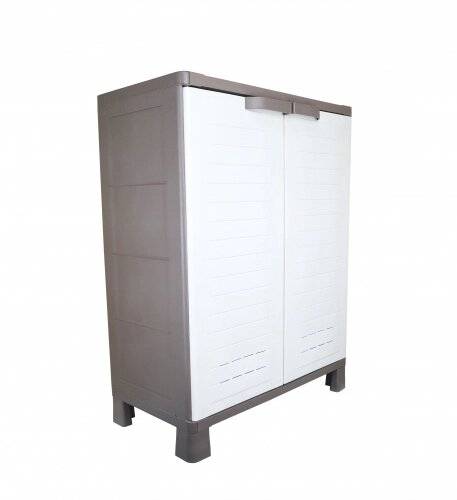 Низкий шкаф AirSpire, капучино/кремовый