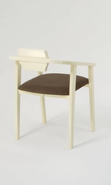 Стул-кресло Челси ПМ слоновая кость коричневый