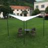 Шатёр SUN SAIL 3x3xВ2,085/2,695м, серая стальная рама, крыша: PU покрытием полиэстерткань, цвет: бежевый