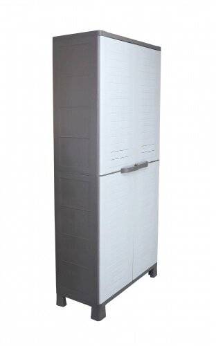 Высокий шкаф AirSpire, капучино/кремовый