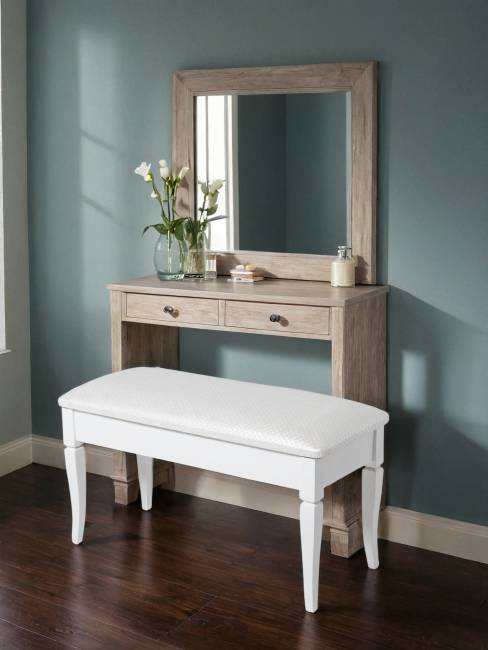 Банкетка Вивальди М с ящиком белый, ткань экокожа белый