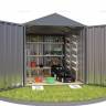 Хозблок SKOGGY секционный с двускатной крышей 3 х 2 м, брутальный серый