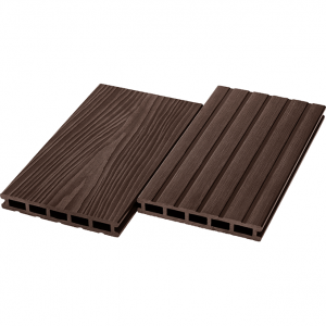 Террасная доска из ДПК UnoDeck Mogano, 165х24х3000/4000 3000, Венге