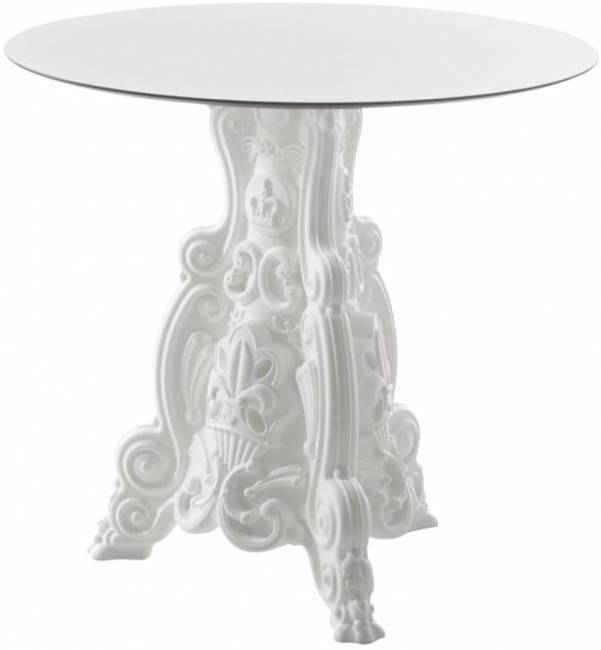Стол из HPL пластика Lord Of Love Standard молочный белый, белый Ø790х730 мм Стол из HPL пластика Lord Of Love Standard молочный белый, белый Ø790х730 мм