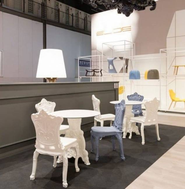 Стол из HPL пластика Lord Of Love Standard молочный белый, белый Ø790х730 мм Стол из HPL пластика Lord Of Love Standard молочный белый, белый Ø790х730 мм