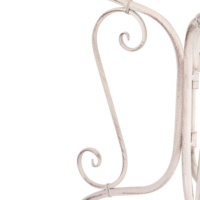 Комплект [стол + 2 стула] Secret de Maison Моник/Monique  металл, стол:62х73, стул: 48х40х93, античный белый Античный белый (Antique White) металл