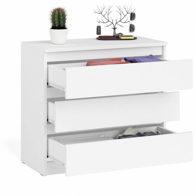 Комод три ящика Мори МК800.1 цвет белый