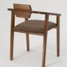 Стул-кресло Челси ПМ орех коричневый