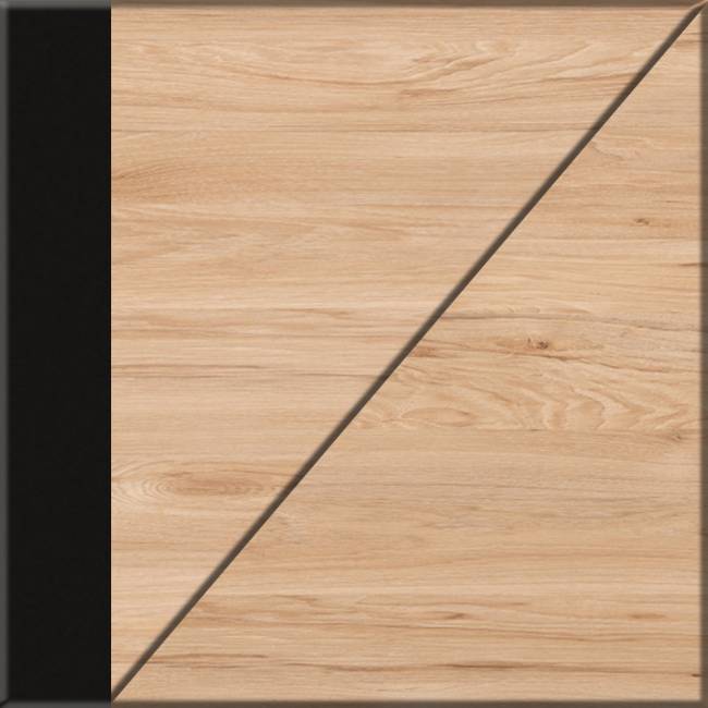 Комод-тумба Брюс 16.233 цвет чёрный/Battle rock Santiago