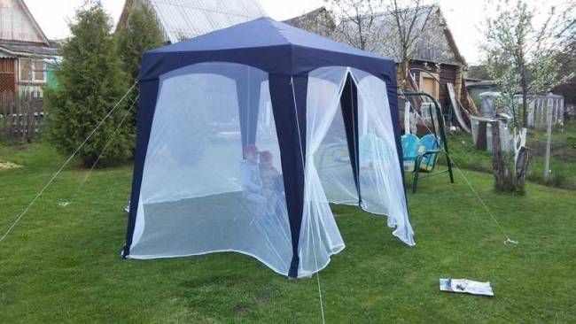 Садовый тент шатер GREEN GLADE 10061 синий