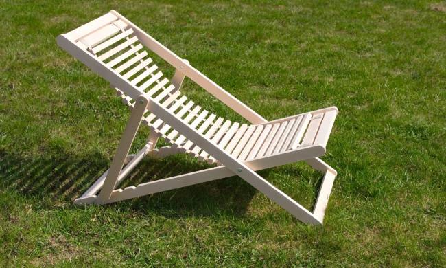 Шезлонг Мартини 22, Натуральное дерево