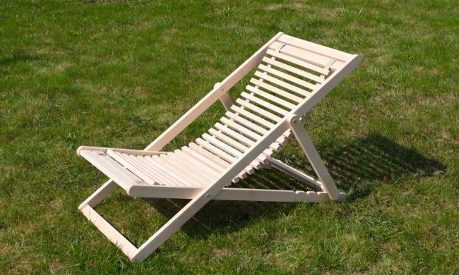 Шезлонг Мартини 22, Натуральное дерево