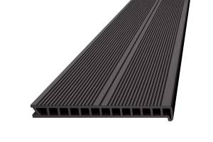 Ступень ДПК Deckron 320*28*4000мм (пустотелая), венге Ступень ДПК Deckron 320*28*4000мм (пустотелая), венге