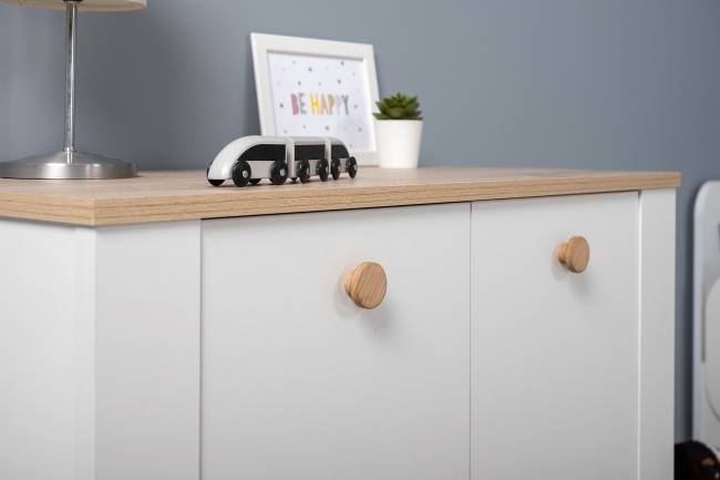 Тумба с дверками Джастин 16.228.02 цвет белый шагрень/дуб белый эксклюзив Тумба с дверками Джастин 16.228.02 цвет белый шагрень/дуб белый эксклюзив