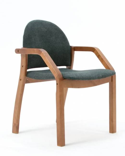 Стул-кресло Джуно 2.0 орех/зелёный