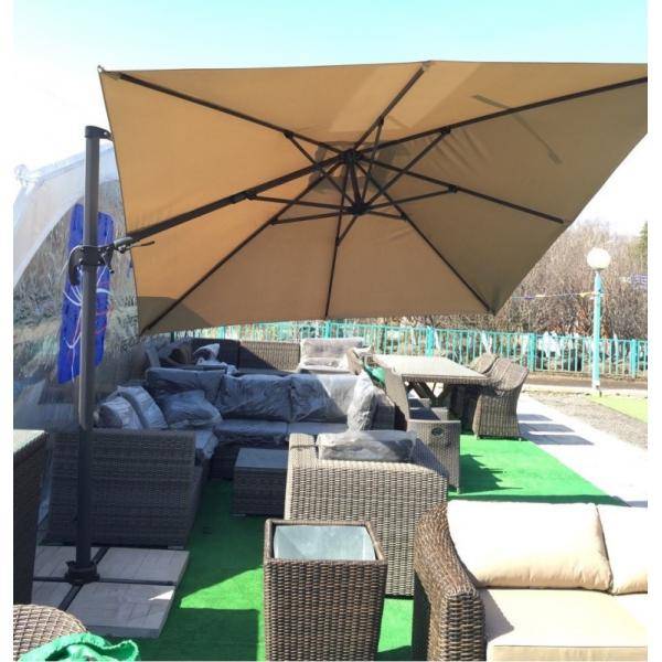 Зонт для кафе AFM-250SDB-Dark Beige