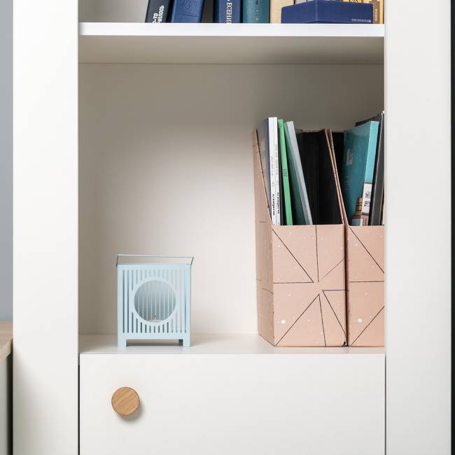 Шкаф торцевой Джастин 16.306 цвет белый шагрень/дуб белый эксклюзив Шкаф торцевой Джастин 16.306 цвет белый шагрень/дуб белый эксклюзив