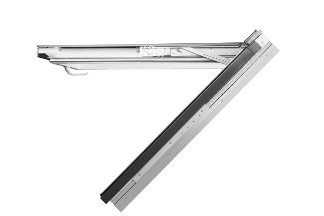 Деревянное мансардное окно PPP-V U3 PRESELECT MAX с комбинированной системой открывания Деревянное мансардное окно PPP-V U3 PRESELECT MAX с комбинированной системой открывания