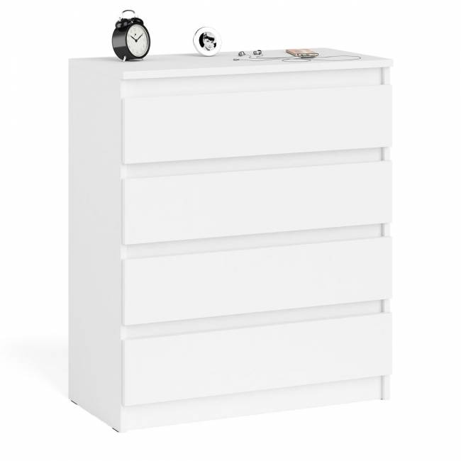 Комод четыре ящика Мори МК800.4 цвет белый