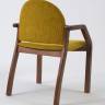 Стул-кресло Джуно 2.0 орех/жёлтый