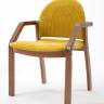 Стул-кресло Джуно 2.0 орех/жёлтый