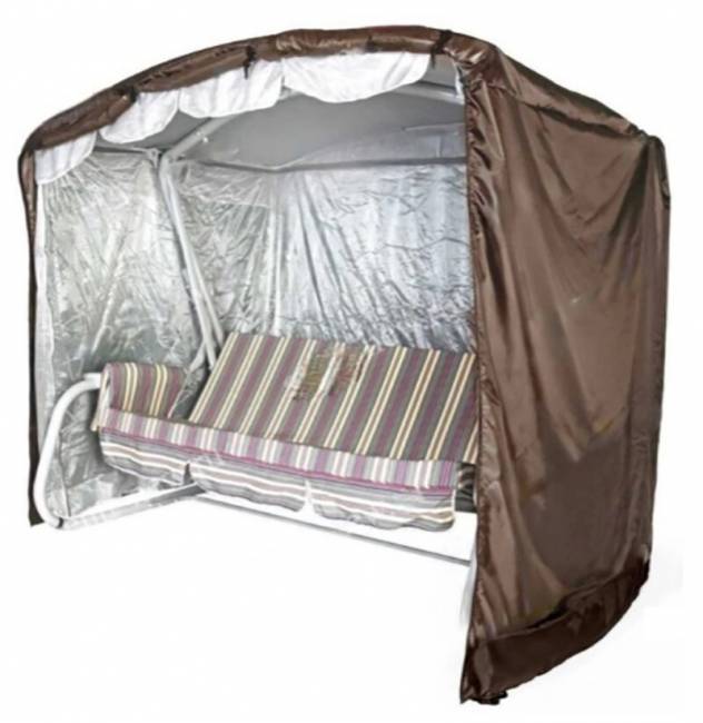 Чехол  для садовых качелей Барышня/Герда - 250х175х185, шоколад