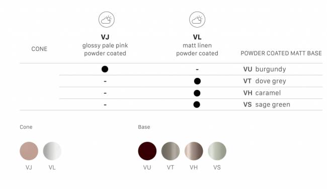 Ваза для цветов Mimosa лен, карамельный Ø245х250 мм