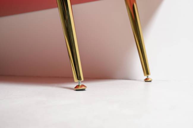 Два комода-тумбы Кармин цвет красный/белый