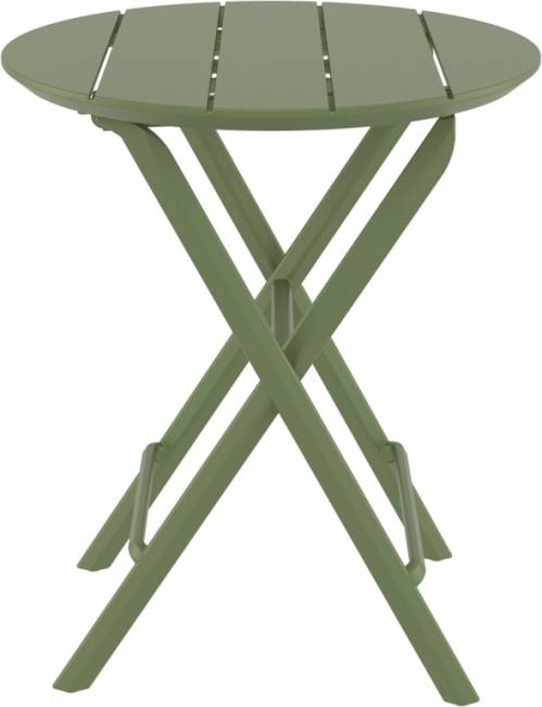 Стол пластиковый складной Helen Folding Table Ø60 оливковый Ø600х740 мм Стол пластиковый складной Helen Folding Table Ø60 оливковый Ø600х740 мм