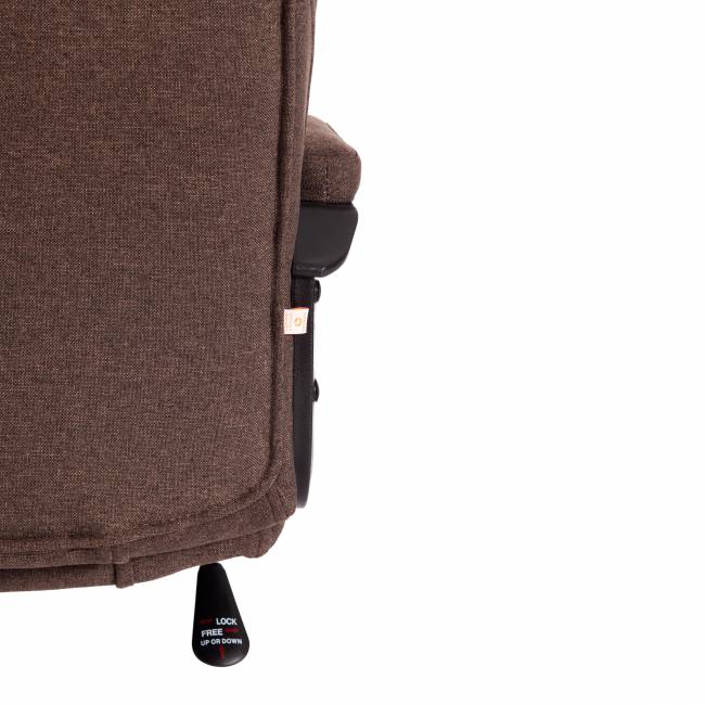 Кресло Бергамо/Bergamo хром (22) ткань, коричневый, 3М7-147 коричневый ткань