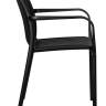 Стул обеденный DOBRIN WALTER ARM, черный (B-03)