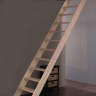 Мансардная лестница из ели М-012у без поручня