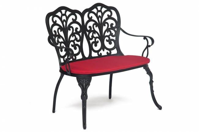 Скамья Secret de Maison Симфония/Symphonie сплав металла/алюминий, 95х56х92см, черный черный сплав металла/алюминий