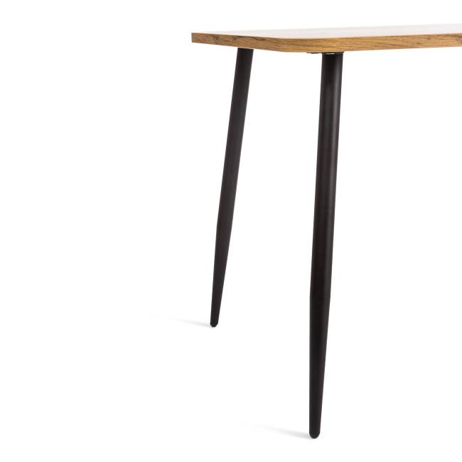 Стол Плуто/Pluto ЛДСП/металл, 120х80х77см, дуб вотан/черный Дуб вотан/Черный ЛДСП/металл Стол Плуто/Pluto ЛДСП/металл, 120х80х77см, дуб вотан/черный Дуб вотан/Черный ЛДСП/металл