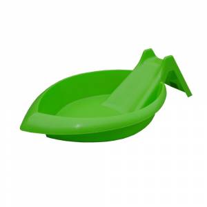 Песочница с горкой, зеленый