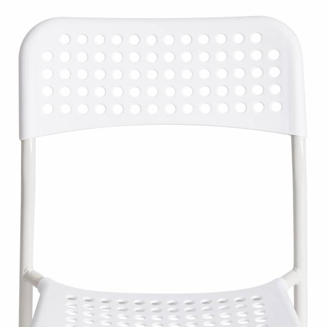 Стул Адде/Adde (мод.C-049) металл/пластик, 39х49х78см, белый  (Комплект из 8 шт.) белый металл/пластик