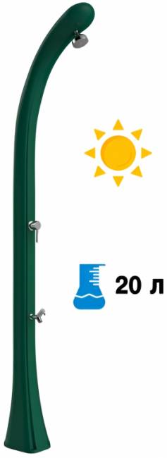 Душ солнечный Happy One F 120 зеленый 165х225х2100 мм